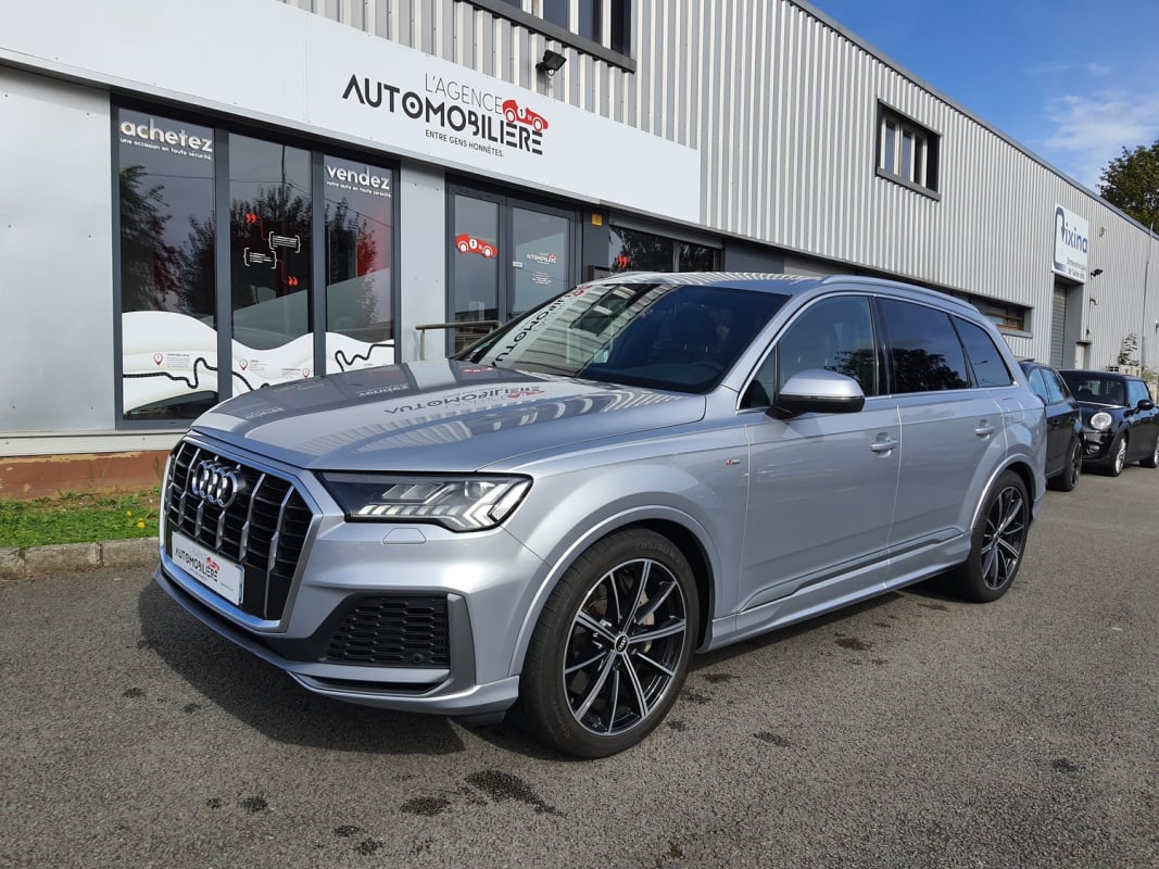 Audi Q7 55 TFSI E QUATTRO TIPTRONIC S-LINE GARANTIE AUDI JUSQUE MAI 2025 5 PLACES — 1
