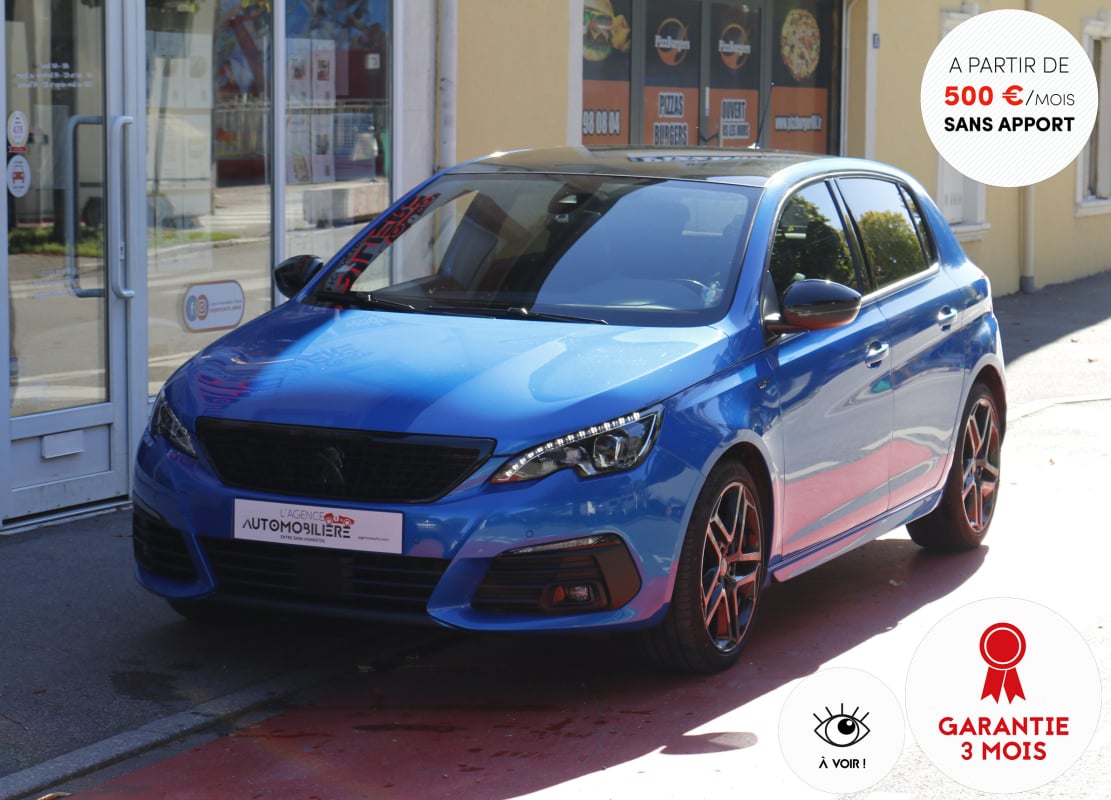 Peugeot 308 Ph.II 1.5 BlueHDI 130 GT Black Pack EAT8 (Toit pano, CarPlay, Lane assist...) — 1