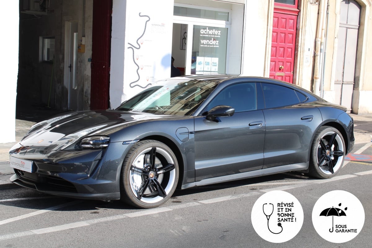 Porsche Taycan 571ch 4S BATTERIE PERF + MY20 (Porsche Approuved, Toit panoramique, Caméra 360...) — 1