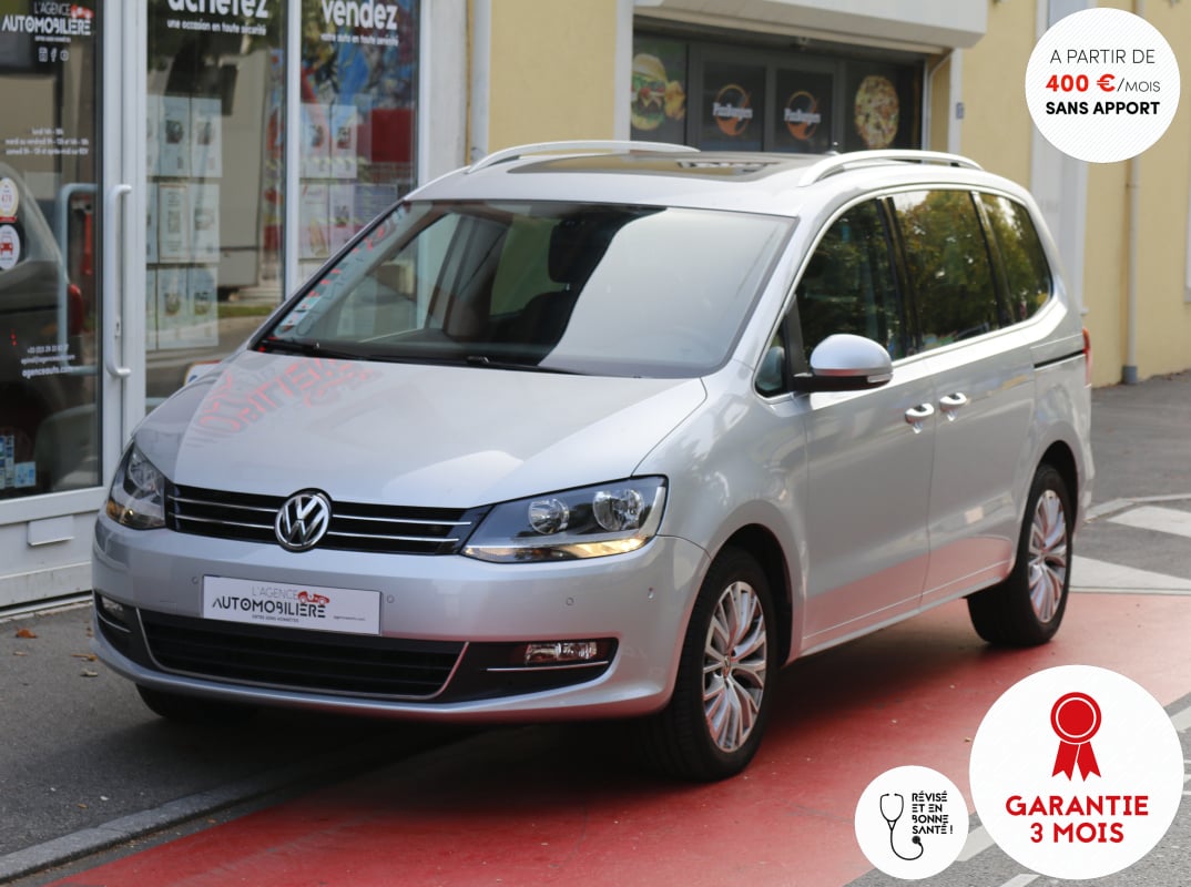 Volkswagen Sharan 2.0 TDI 140 Carat BVM 7 Places (Distri à jour, Toit Ouvrant, Sièges chauff...) — 1