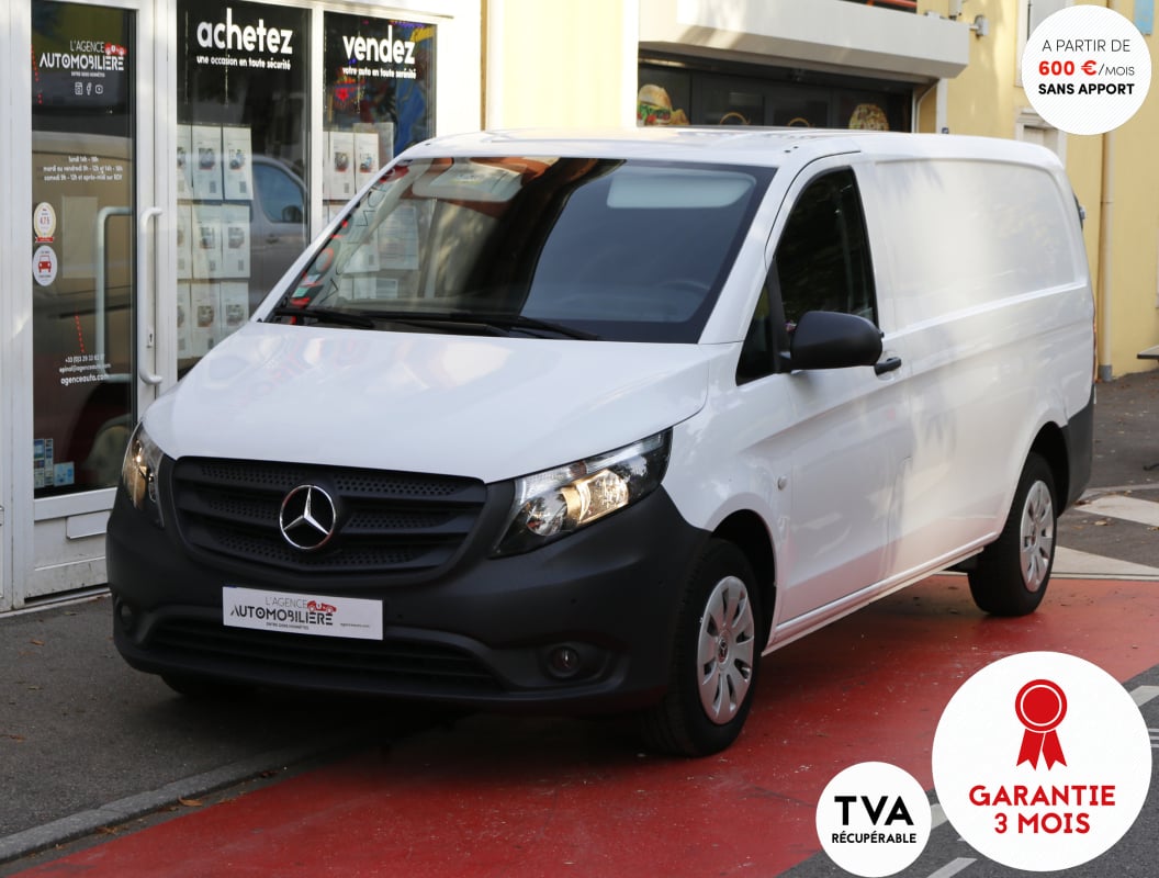 Mercedes-Benz Vito Fourgon 111 CDI 114 Long Select (TVA récup, Suvi Mercedes, GPS & Caméra…) — 1
