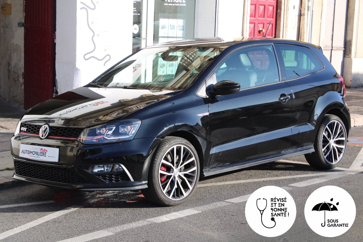 Volkswagen Polo 1.8 TSI 190 BLUEMOTION GTI ( 1ère main, Sièges Alcantara, Radar Av/Arr ... ) — 1
