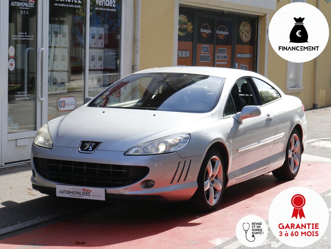 Peugeot 407 Coupé 2.7 HDi V6 204 Griffe BVA (Suivi complet, JBL, Sièges élec et chauffants...) — 1