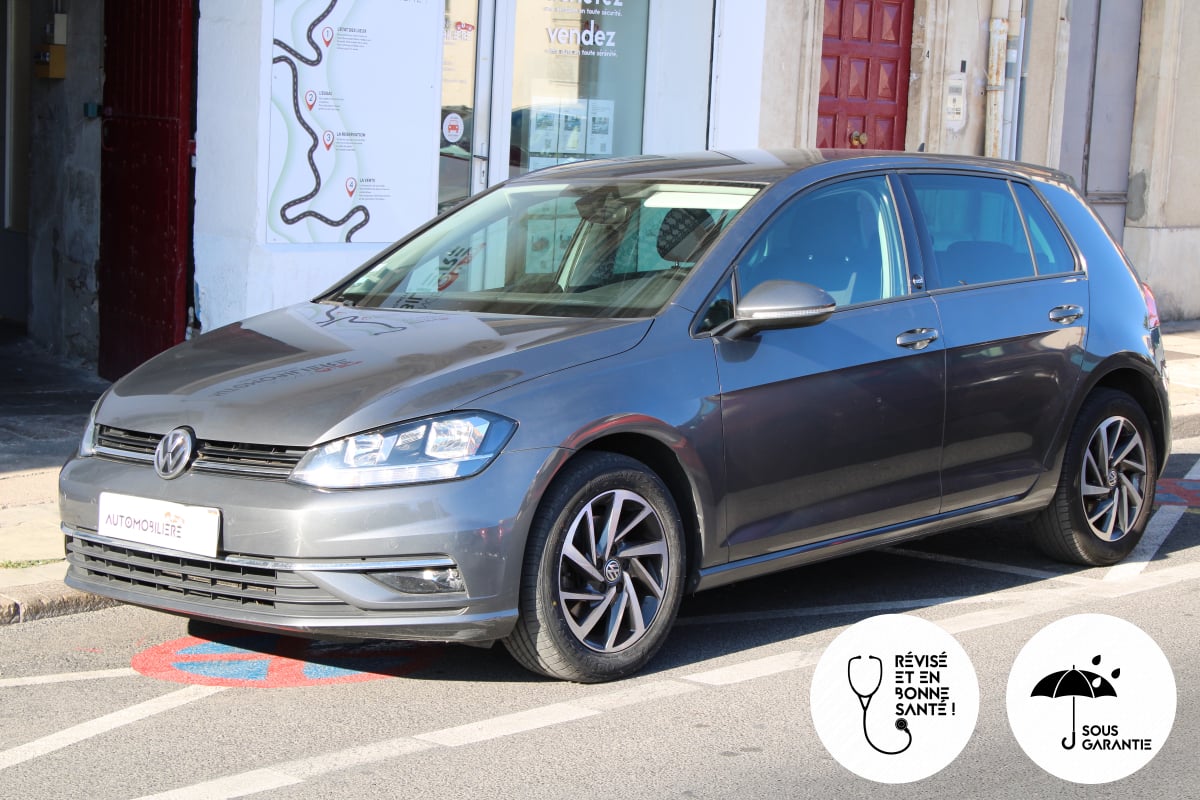 Volkswagen Golf 1.6 TDI 115 BLUEMOTION SOUND DSG BVA (Attelage, caméra de recul, GPS,..) — 1