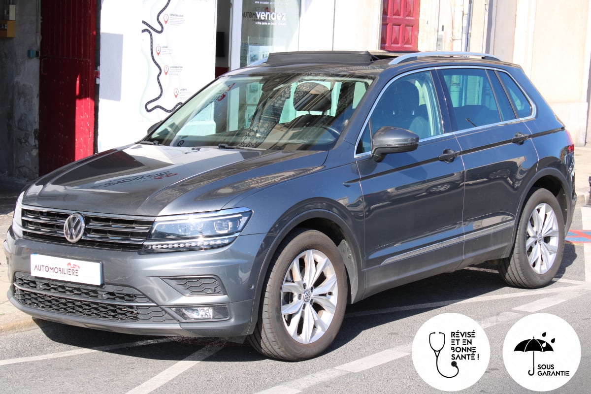 Volkswagen Tiguan 2.0 TDI 150 BLUEMOTION CARAT DSG BVA ( Toit ouvrant, Cockpit Digital, CarPlay ... ) — 1