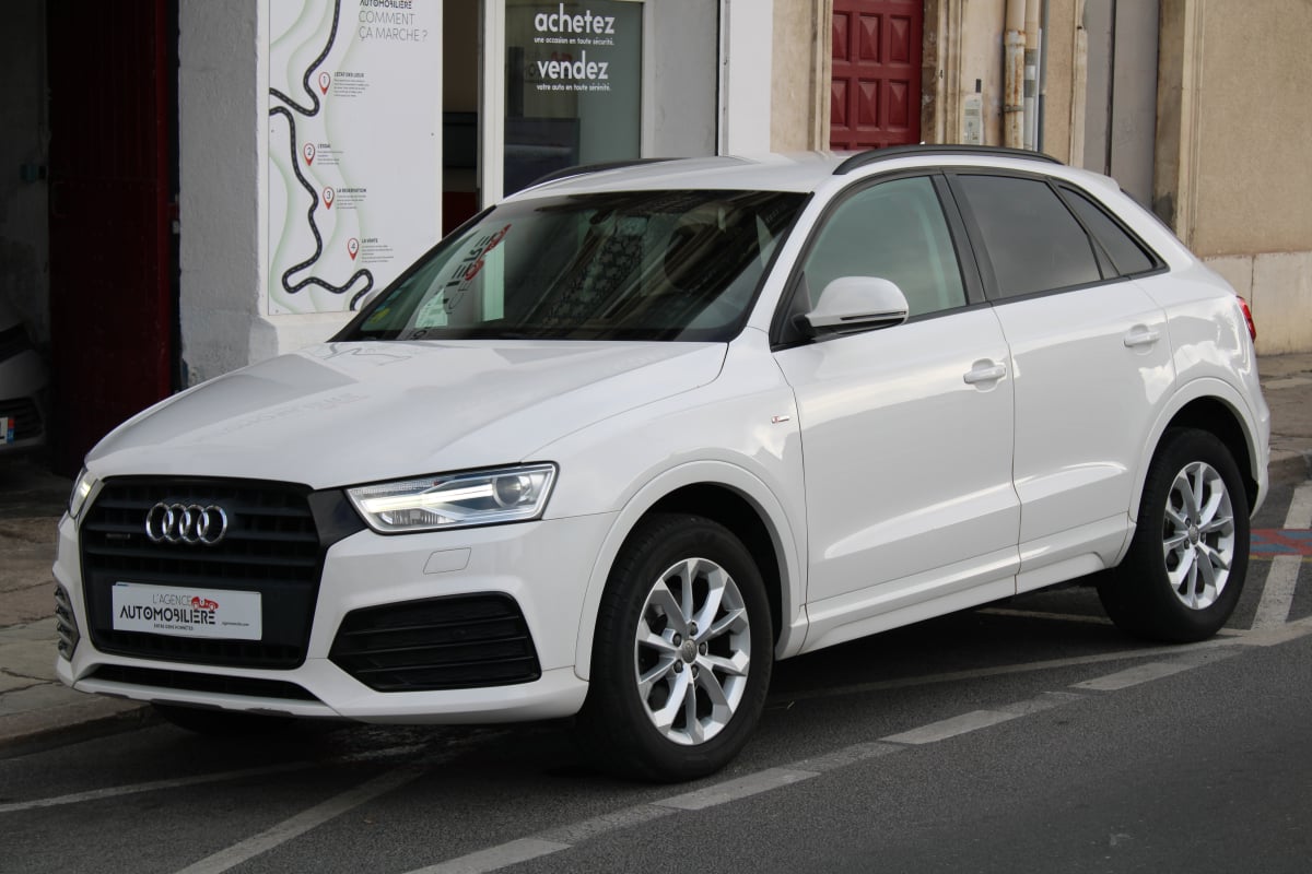 Audi Q3 2.0 TDI 185 S-LINE QUATTRO S-TRONIC BVA ( Distribution changée, Entretien Audi, Radar Av / Arr ... ) — 1
