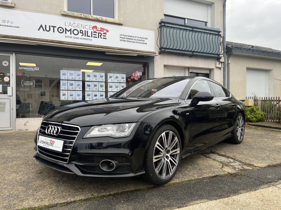 Audi A7 V6 sportback Quattro 3.0 TDI S-Tronic7 - 245 cv Boîte auto - Sline — 1