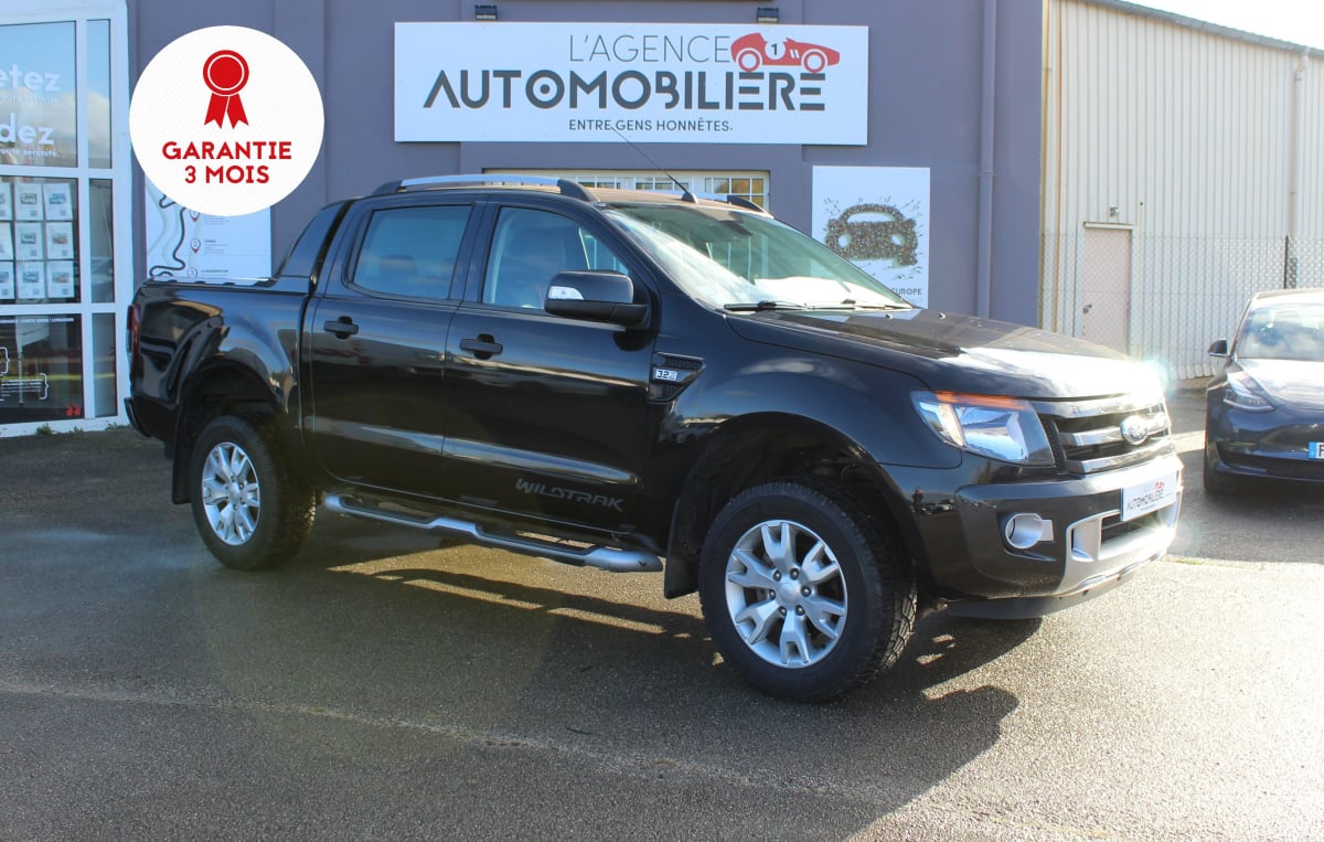 Ford Ranger 200 CV - 3.2 - WILDTRACK - DOUBLE CABINE / 2eme main - 4 pneus neufs — 1