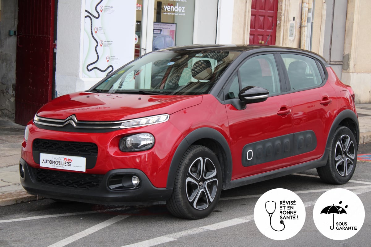Citroen C3 GENERATION-III 1.5 BLUEHDI 100 SHINE START-STOP (CarPlay, Radar de recul, Galette de secours,..) — 1