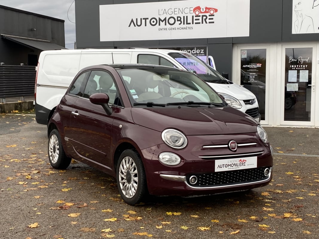 Fiat 500 (III) 1.2 MPI 69 LOUNGE - PREMIERE MAIN TOIT PANORAMIQUE — 1