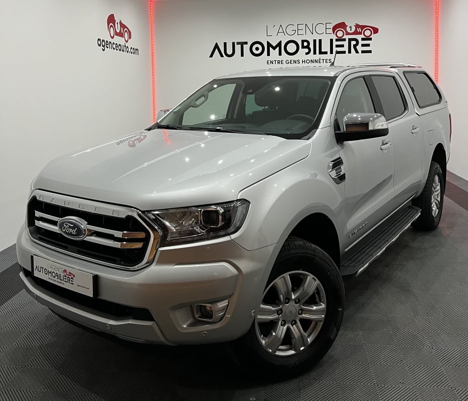 Ford Ranger RANGER DOUBLE CAB LIMITED 4X4 2.0 TDCI 170CV BVA10 HARD TOP/ATTELAGE/CAMERA/RÉGUL. ADAPTATIF/CUIR — 1