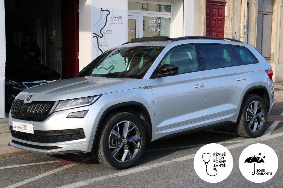 Skoda Kodiaq 2.0 TDI 150 SCR SPORT LINE DSG BVA (Toit ouvrant panoramique, Coffre électrique, Carplay,..) — 1