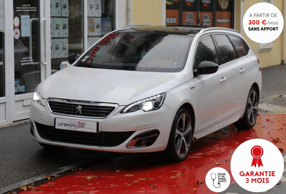 Peugeot 308 SW 1.6 BlueHDI 120 GT-LINE BVM (Toit panoramique, Caméra, GPS...) — 1