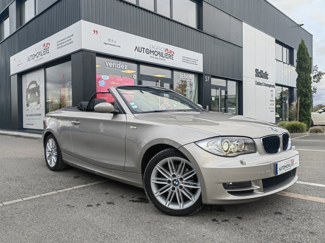 BMW Série 1 CABRIOLET 2.0 120 I 170 BVA XÉNON KEYLESS RÉGULATEUR HIFI SIÈGES SPORT CHAUFFANTS — 1