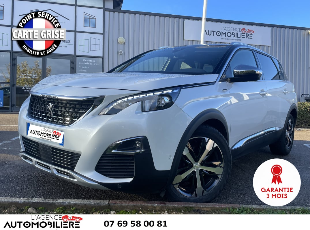 Peugeot 5008 2.0 BlueHDi EAT8 S&S 180 cv GT LINE 7 PLACESBoîte autoGARANTIE 3 MOIS — 1