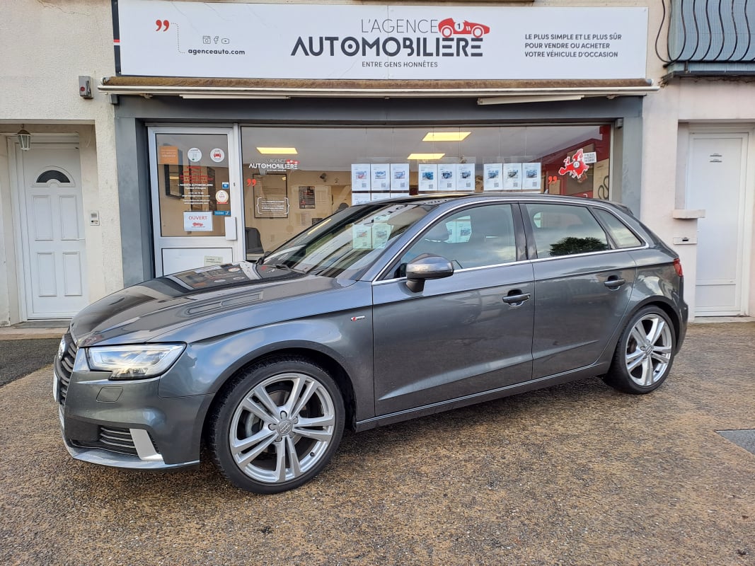 Audi A3 Sportback Série 3 Phase 2 Sportback 2.0 TDI S-Tronic7 150 cv S-LINE BOITE AUTO — 1