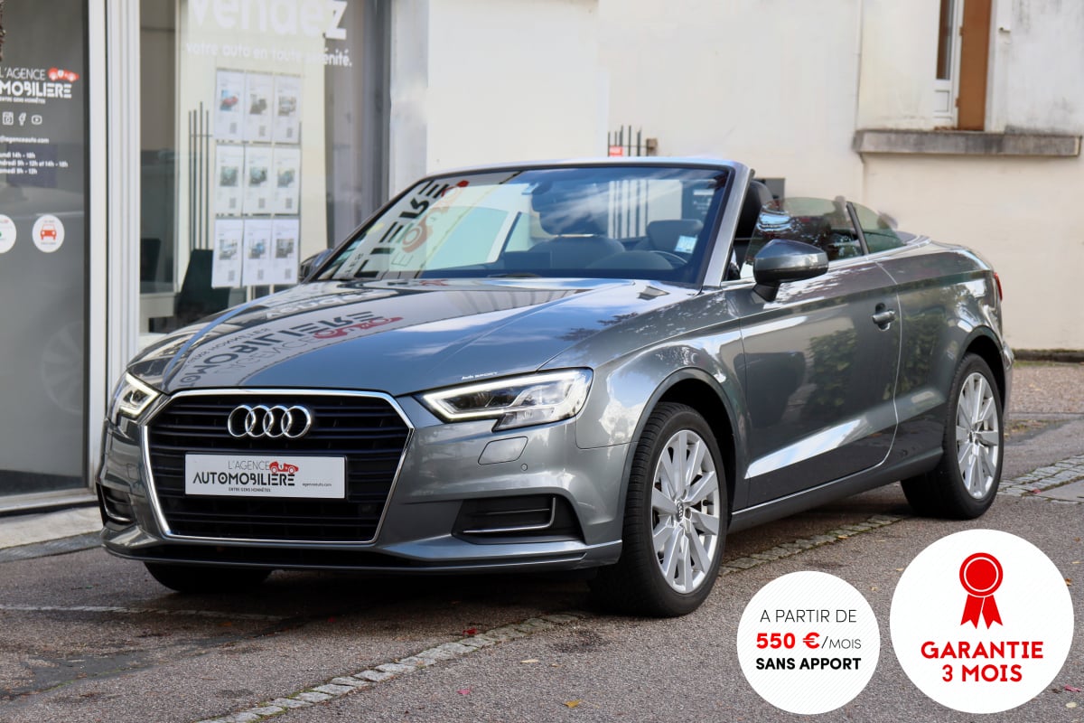 Audi A3 Cabriolet 2.0 TDI 150 Design Luxe S-Tronic 7 (CarPlay,Radars Av&Ar,LED) — 1