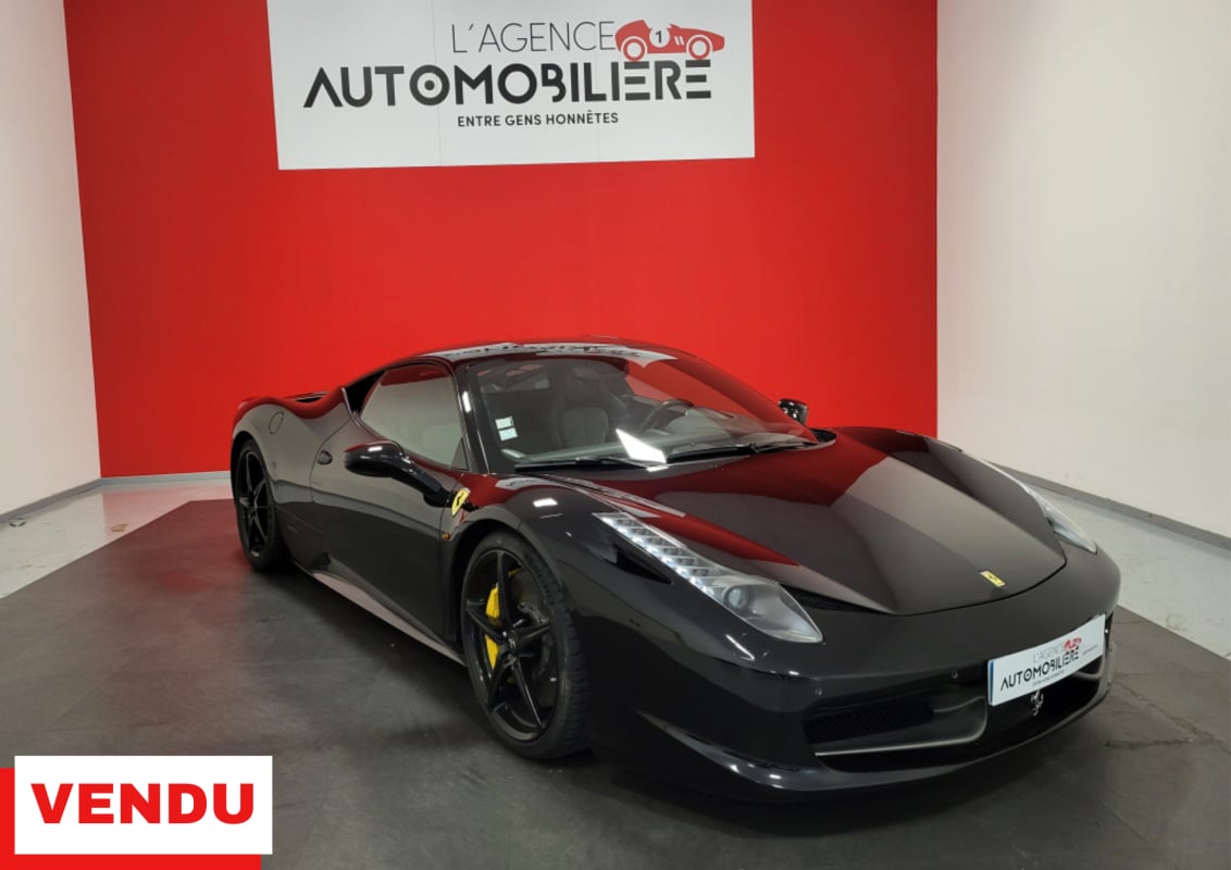 Ferrari 458 458 ITALIA 4.5 570 CV F1 SIEGE CARBONE+ CAMERA + JBL + ALCANTARA — 1