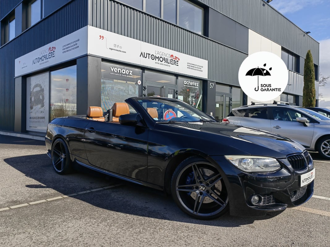 BMW Série 3 CABRIOLET (E93) 335I 3.0 N55 306 M SPORT DKG BI-XÉNON HARMAN KARDON SIÈGES SPORT ELECTRIQUE A MEM. — 1
