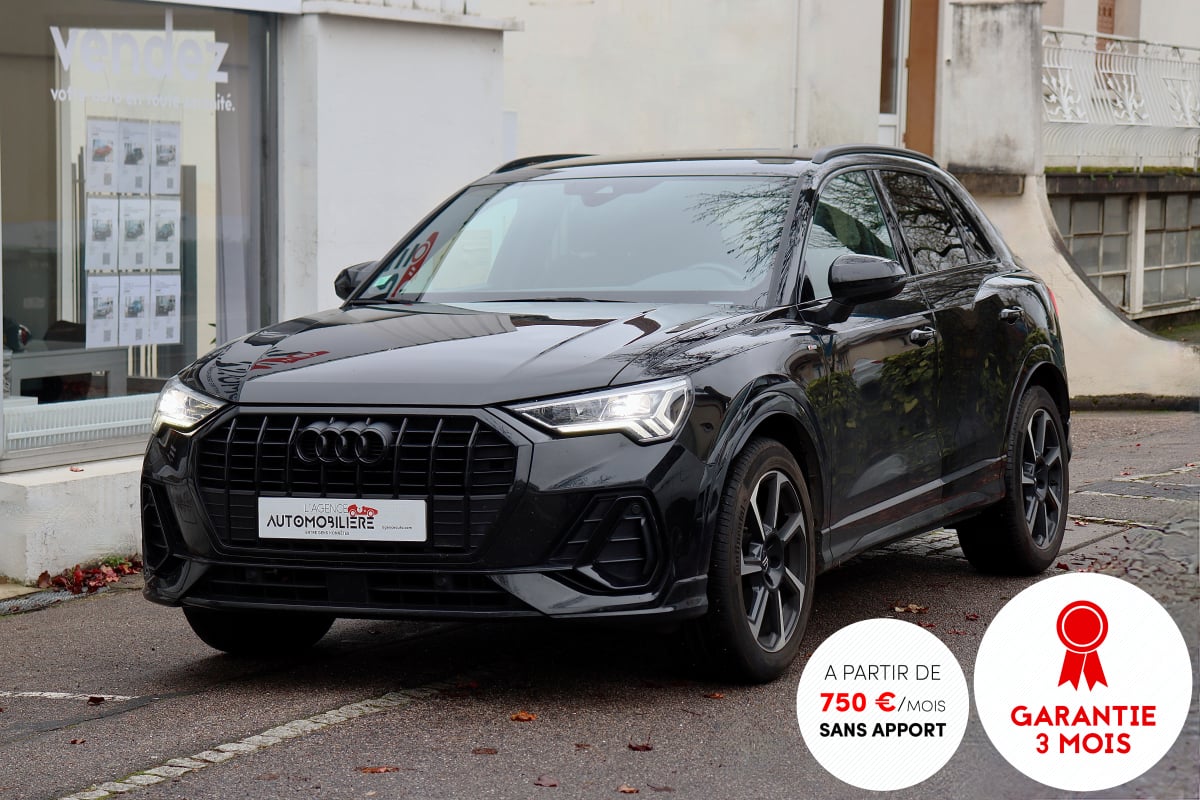 Audi Q3 1.5 TFSI 150 S Line S-Tronic7 (CarPlay,Caméra,Méplat) — 1