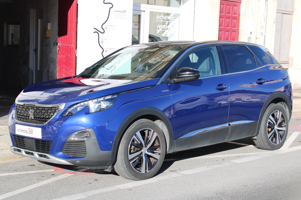 Peugeot 3008 GENERATION-II 1.6 BLUEHDI 120 GT LINE EAT BVA START-STOP ( Cockpit Digital, CarPlay, Attelage ... ) — 1