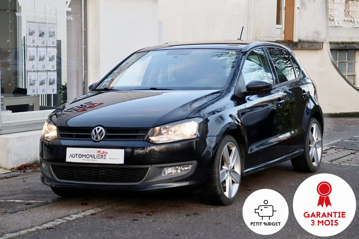 Volkswagen Polo V 1.6 TDI 105 Sportline BVM5 5 Portes (GPS,Radars,Cuir-Alcantara) — 1