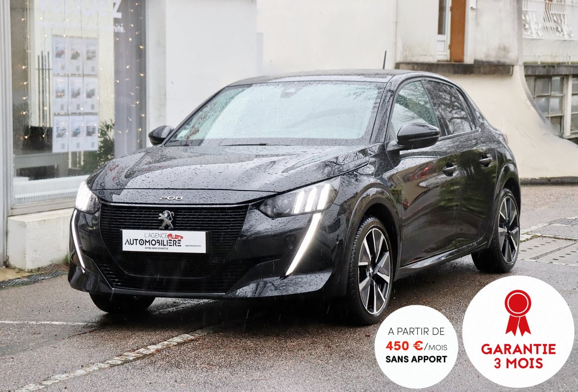 Peugeot e-208 Electrique 136 GT PACK BVA (Toit pano,CarPlay,Camera360...) — 1