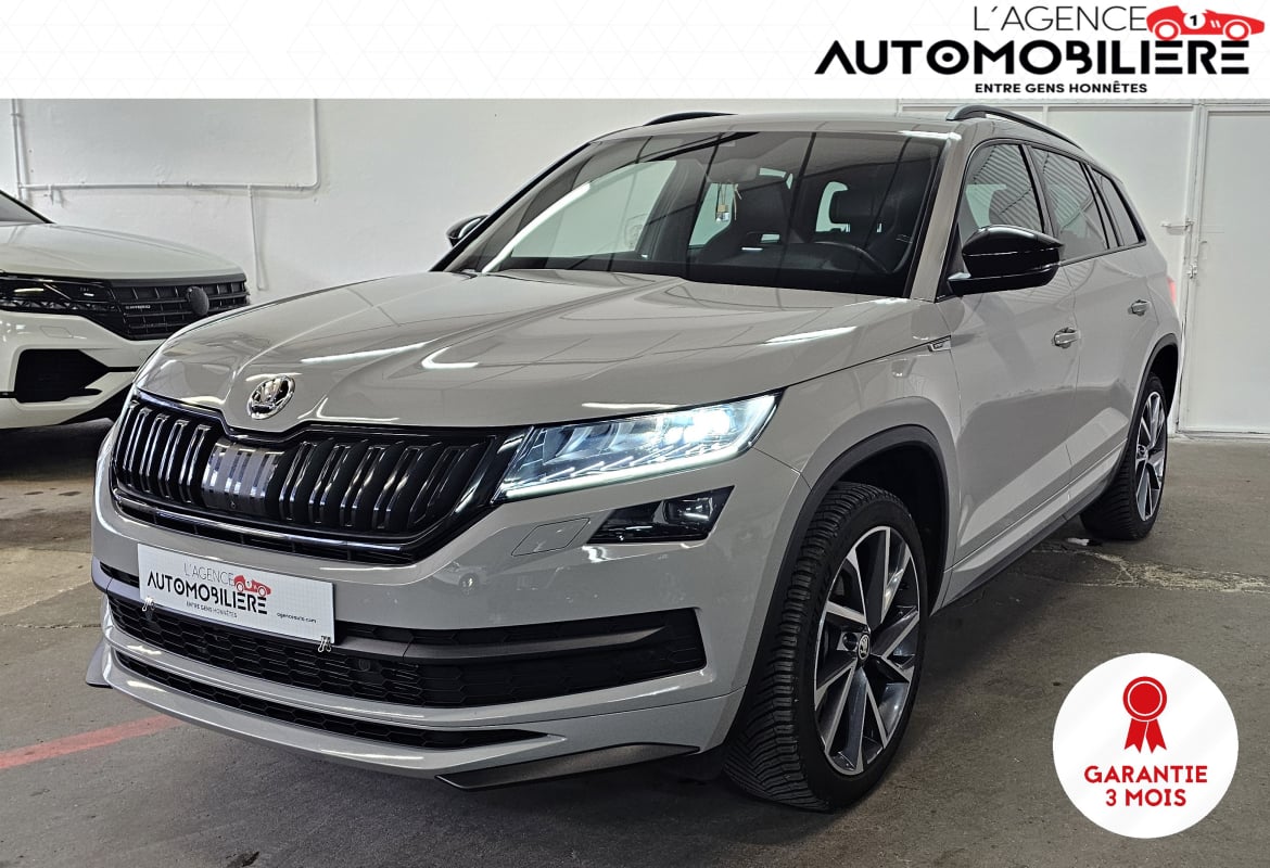 Skoda Kodiaq 2.0 TDI 200 SCR Sportline DS7 4x4 - 7 places - 1ere main — 1