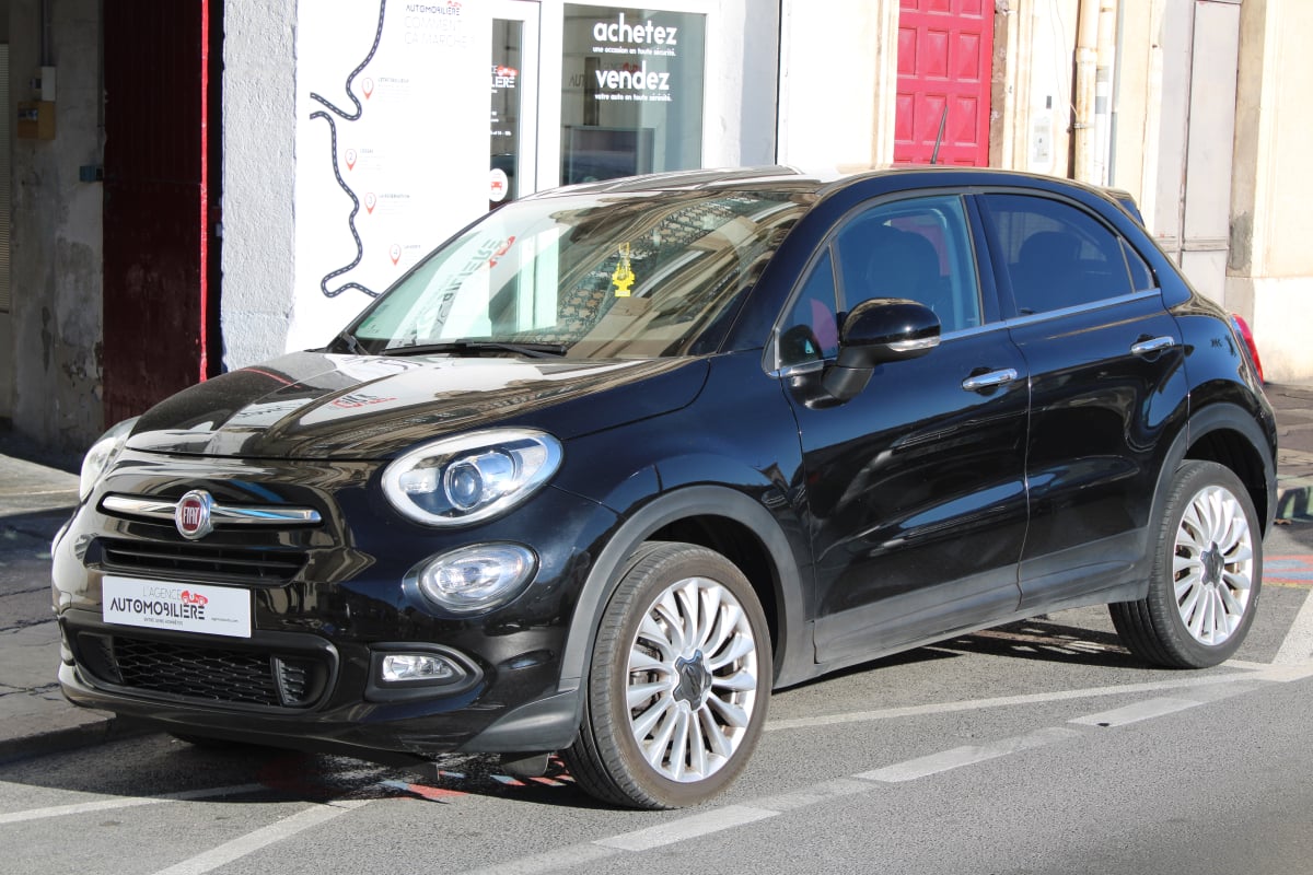 Fiat 500X 1.6 MJT 120 LOUNGE 4X2 DCT BVA ( Distribution effectuée, Radar Arr, GPS ... ) — 1