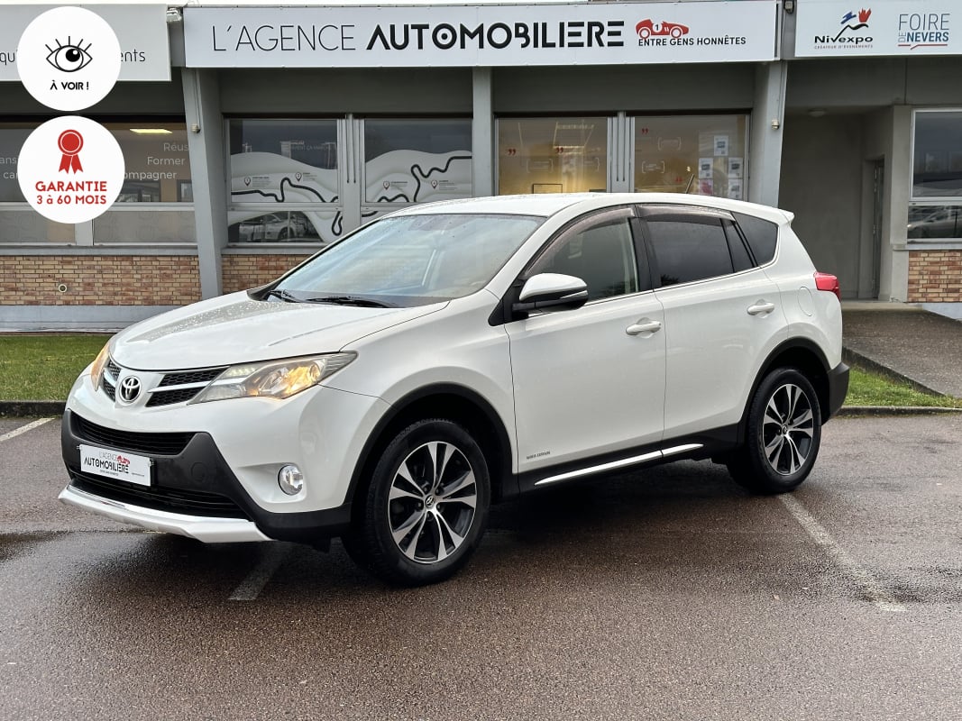 Toyota RAV4 IV 124 D-4D FAP WHITE EDITION 4WD/Attelage/Camera de recul — 1