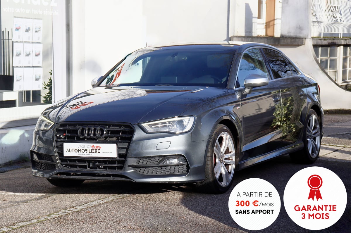 Audi A3 Berline 2.0 TDI 150 S Line Plus S-Tronic6 (Méplat,GPS,Radars AR) — 1
