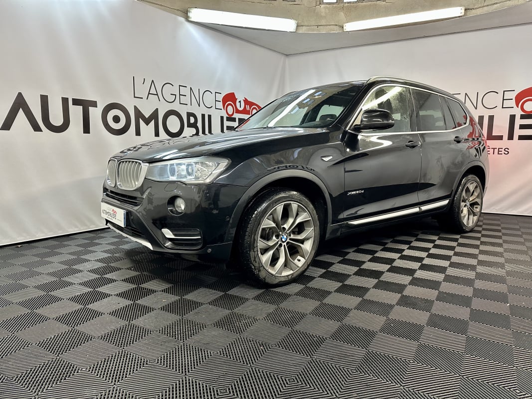 BMW X3 (F25) XDRIVE20DA 190 XLINE (Toit ouvrant, Attelage, Cuir) — 1