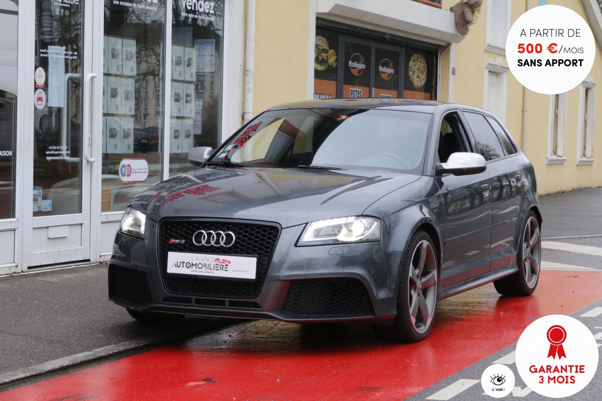 Audi RS3 Sportback (8P) 2.5 TFSI 340 Quattro S-TRONIC 7 (Carnet complet, Meplat, Rotor 19") — 1