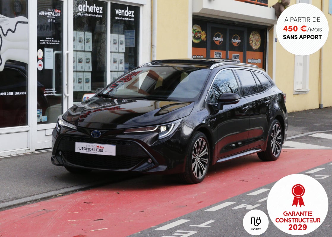 Toyota Corolla Touring Sport 2.0 VVT-i 184 Hybrid Design (Suivi Toyota, Toit ouvrant, Camera) — 1