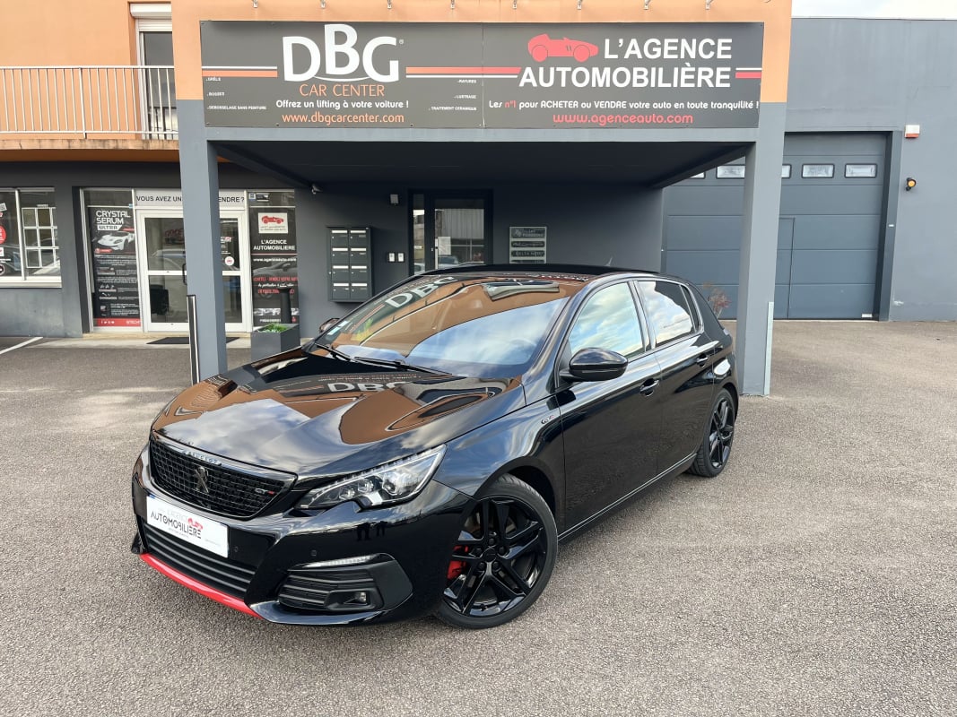 Peugeot 308 GT Full Black 2.0 BlueHDi 180 cv Caméra 360°/AppleCarPlay — 1