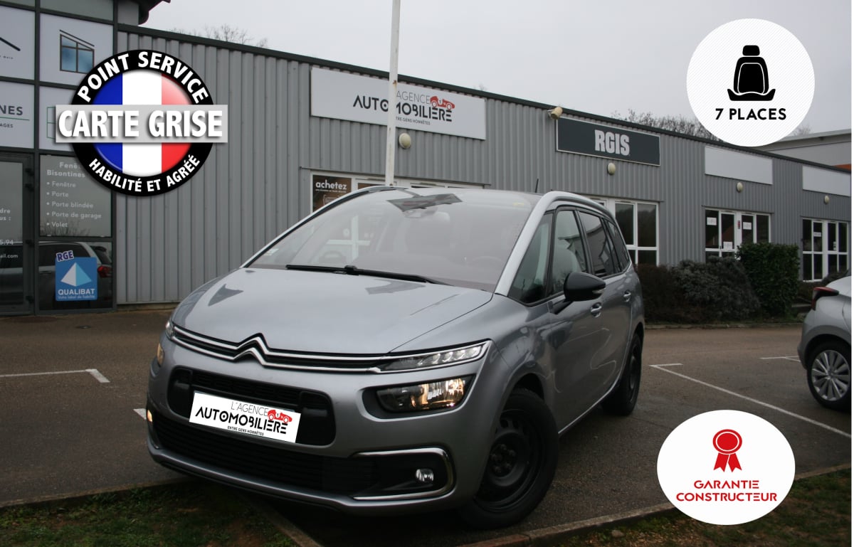 Citroen Grand C4 SpaceTourer Grand C4 SpaceTourer 1.5 BlueHDi 16V EAT8 S&S 130 cv Boîte auto SHINE — 1