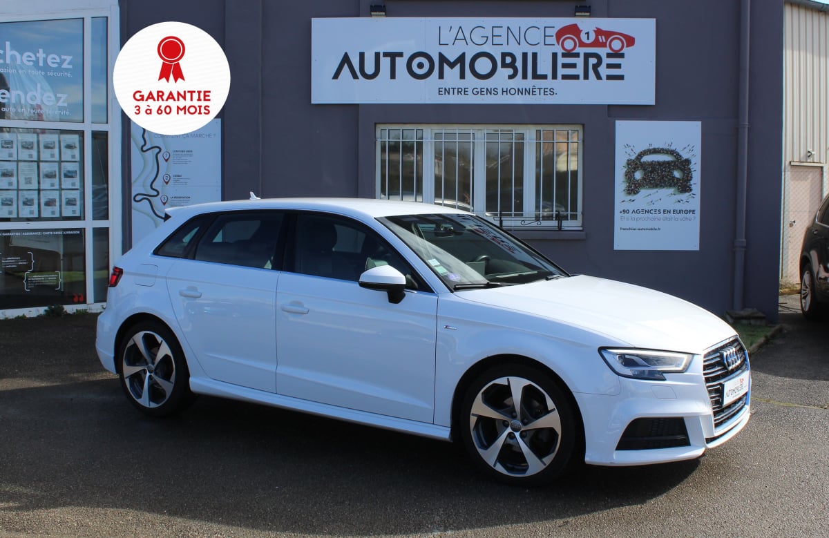 Audi A3 Sportback 115 CV -1.0 TFSI S&S - S-LINE - 1ère MAIN — 1
