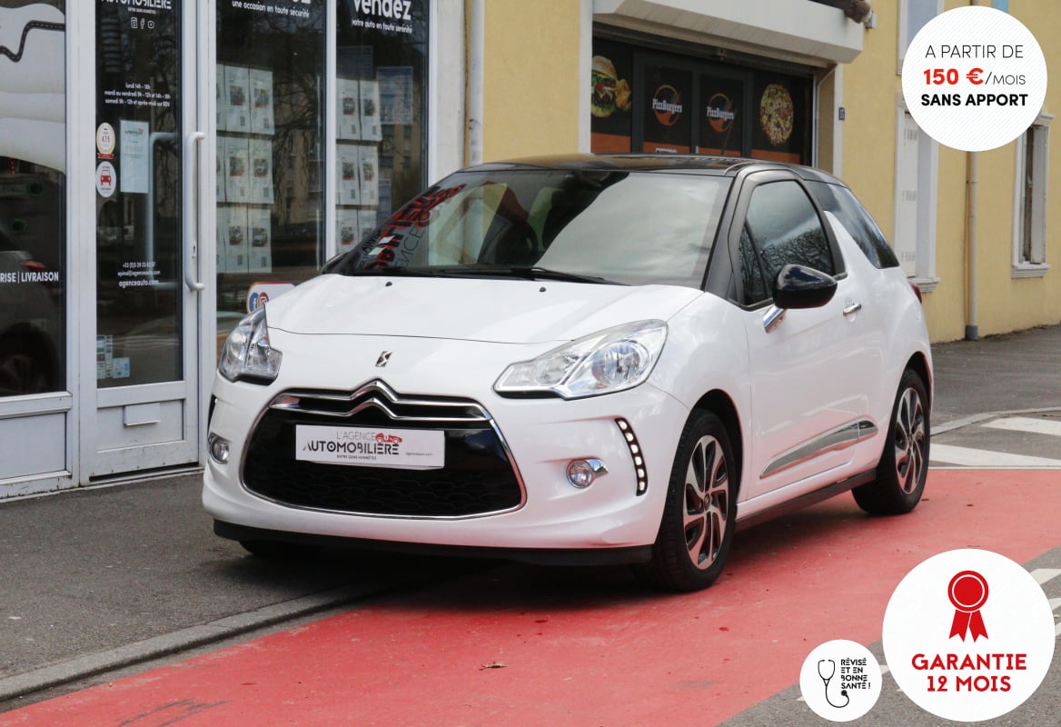 Citroen DS3 1.6 e-HDi 92 So Chic BVM (Distribution à jour, Régulateur/Limiteur, JA 16") — 1