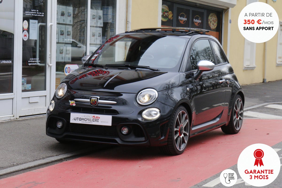 Abarth 500 595 1.4 Turbo-Jet 165 Turismo BVA (1ère main, Distri à jour, Beats, Toit ouvrant) — 1