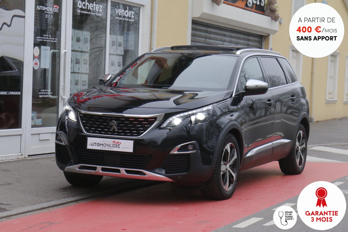 Peugeot 5008 GT Ph.II 2.0 BlueHDi 180 7 Places EAT8 (Toit ouvrant, Suivi Peugeot, Attelage) — 1