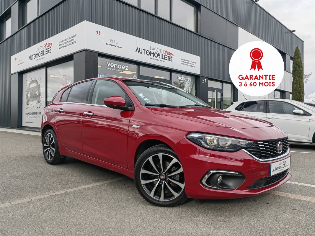 Fiat Tipo 1.6 110 LOUNGE ATX CARPLAY CAMERA "1ère Main" — 1