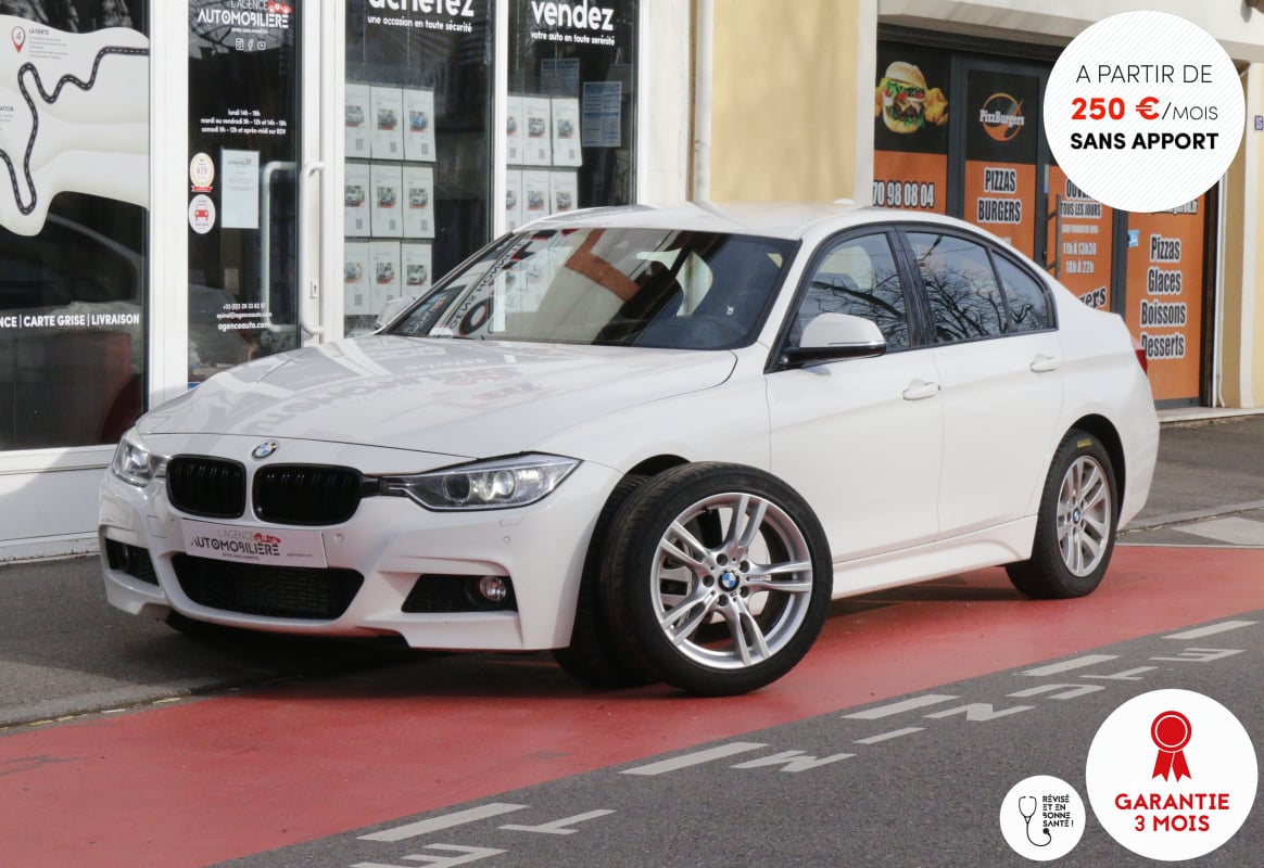 BMW Série 3 320d 184 M Sport xDrive BVA8 (Suivi BMW, Affich. tête haute) — 1