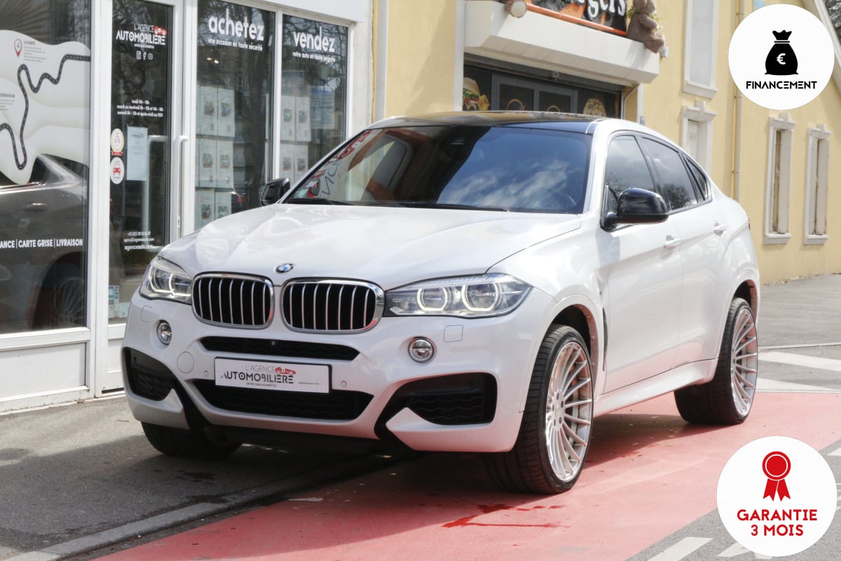BMW X6 (F16) M50d 3.0 d 381 xDrive BVA (1ère main, H&K, Aff. Tête haute, Suivi BMW) — 1