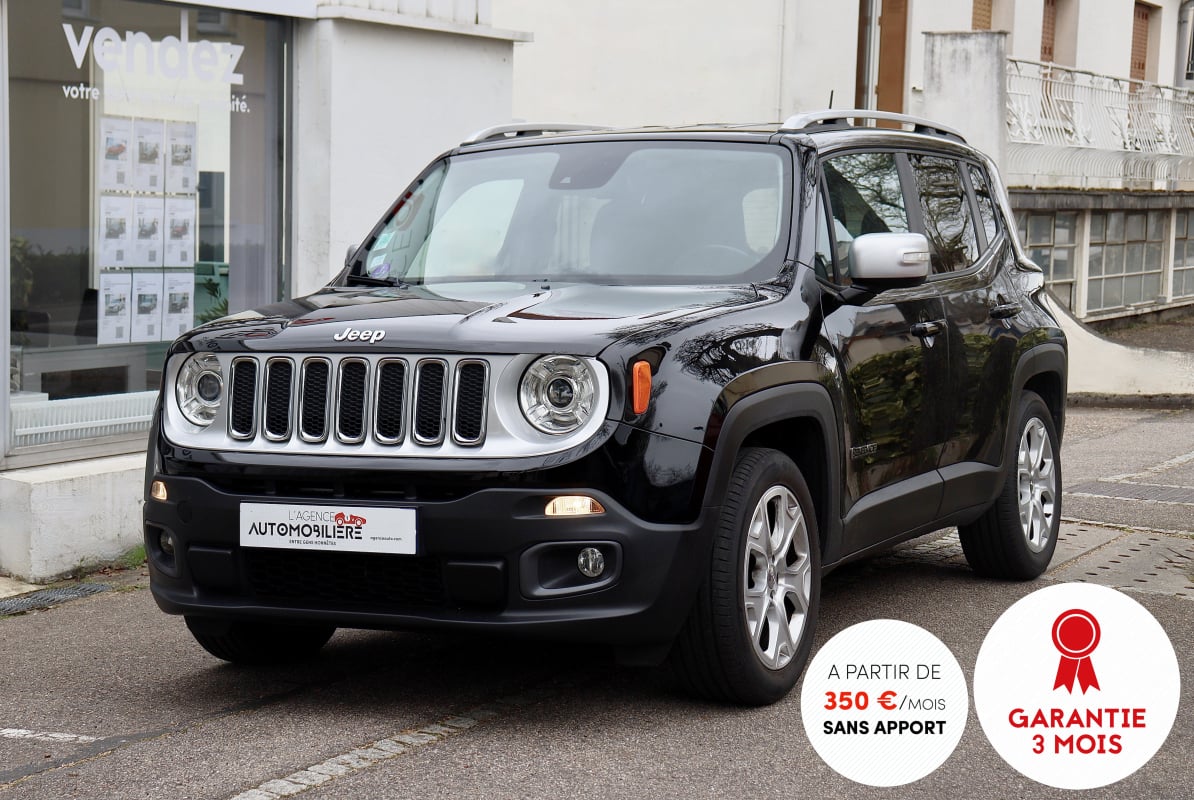 Jeep Renegade 1.4 Turbo MultiAir 136 2WD Limited BVM6 (Intérieur Cuir,GPS,Radars Ar) — 1