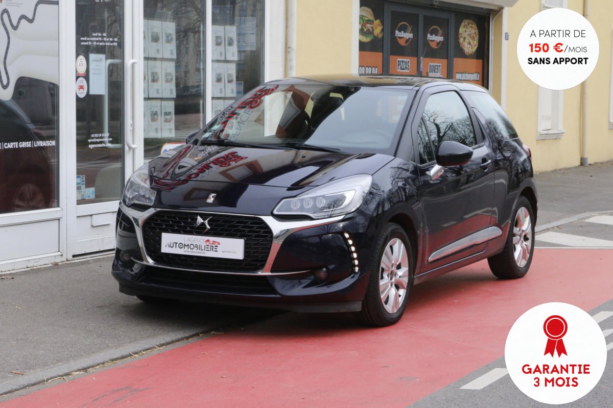 DS DS 3 1.2 i BE Chic 110 (Distribution à jour, Caméra de recul, GPS...) — 1