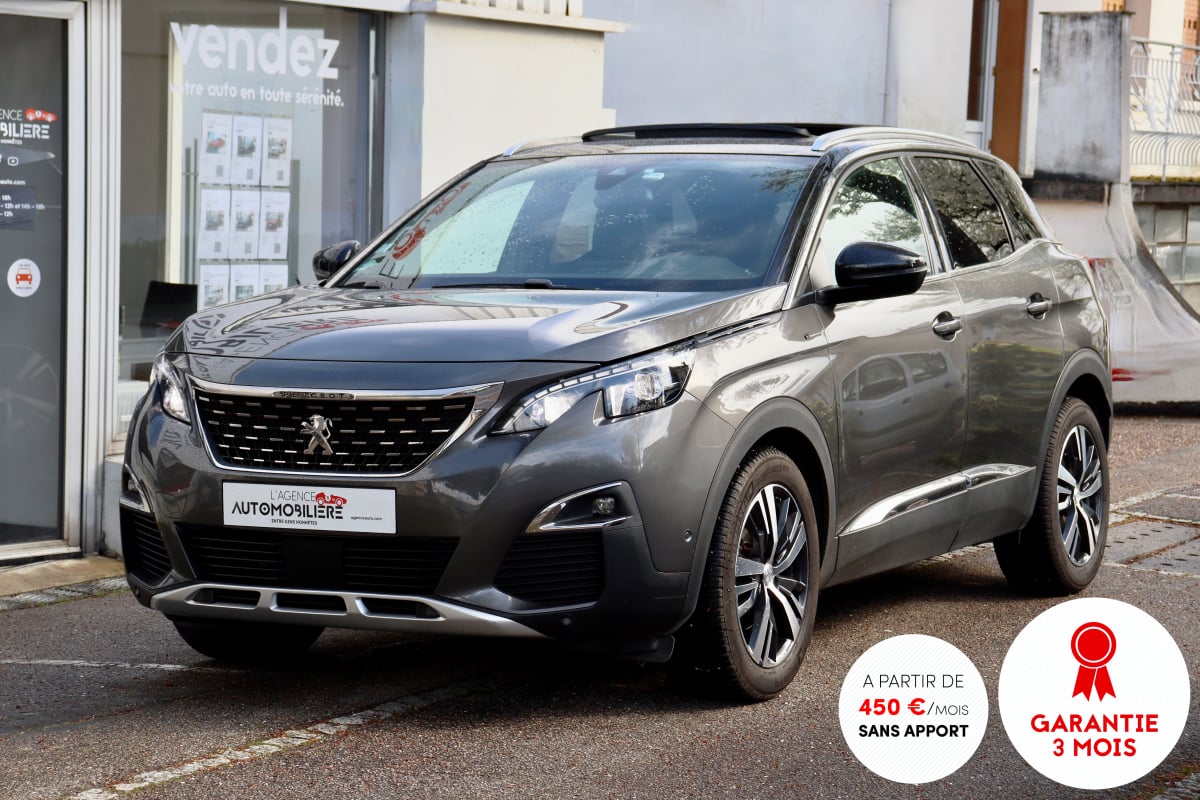 Peugeot 3008 1.6 THP 165 GT Line EAT6 (Origine France, Toit ouvrant, Caméra 360) — 1