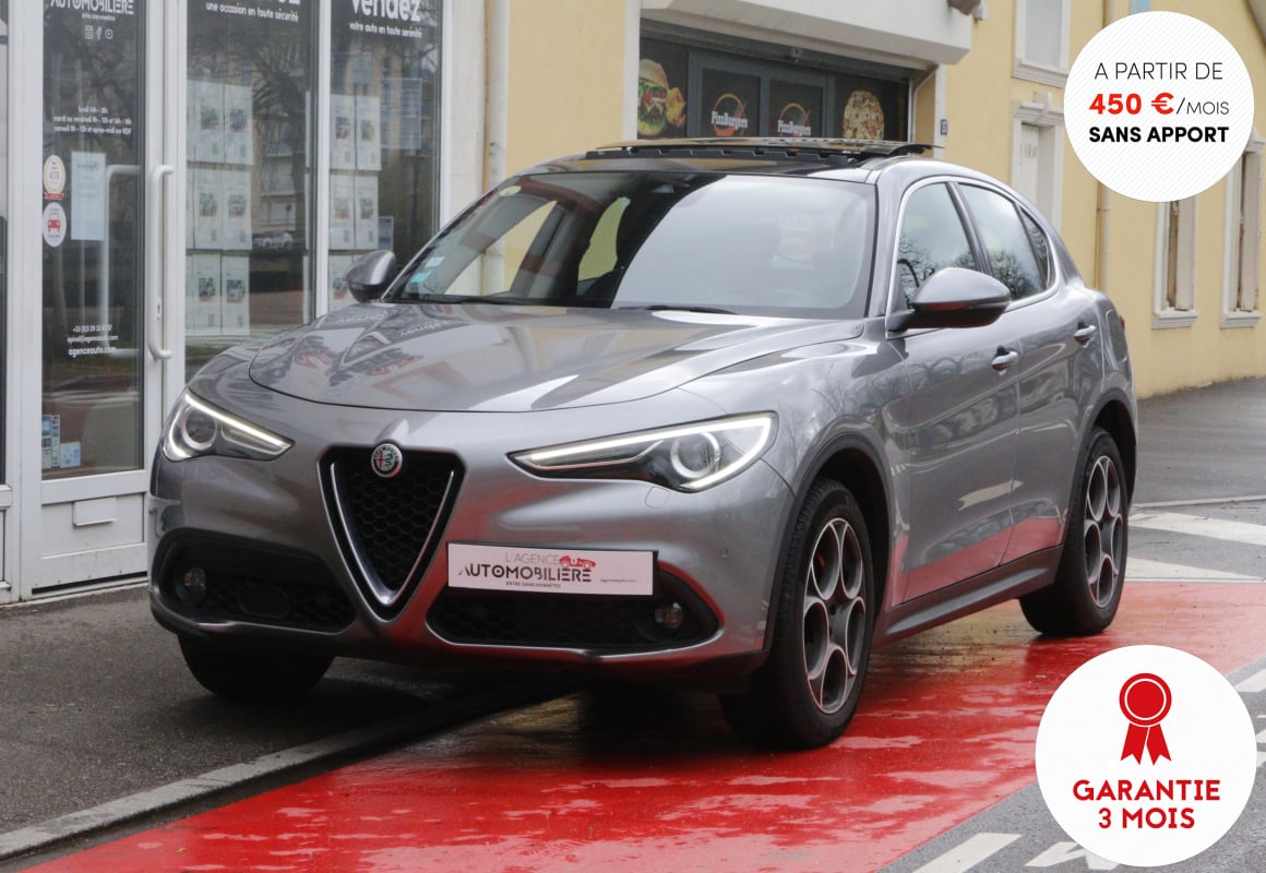 Alfa Romeo STELVIO 2.2 210 Q4 Lusso AT8 (Toit ouvrant, Camera, Suivi Alfa Roméo) — 1