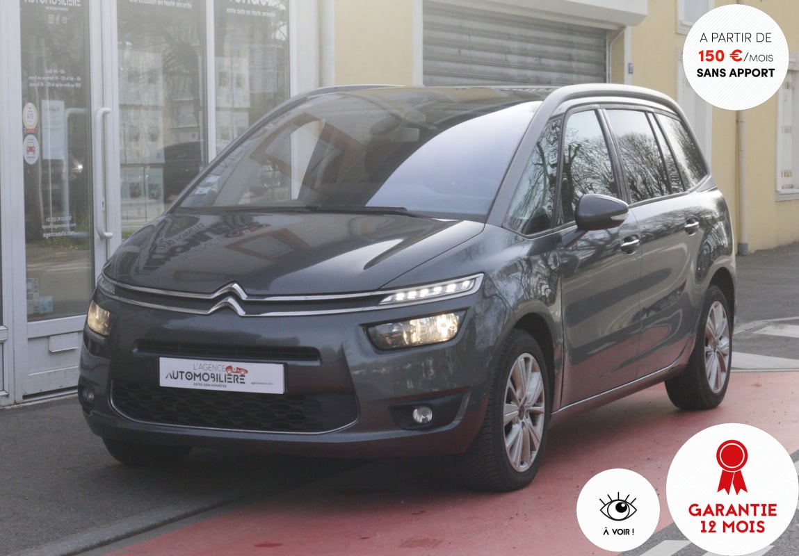 Citroen Grand C4 Picasso Ph.II 2.0 BlueHDi 150 Business + EAT6 (Kit Distri à jour, 7 Places, Caméra de recul) — 1