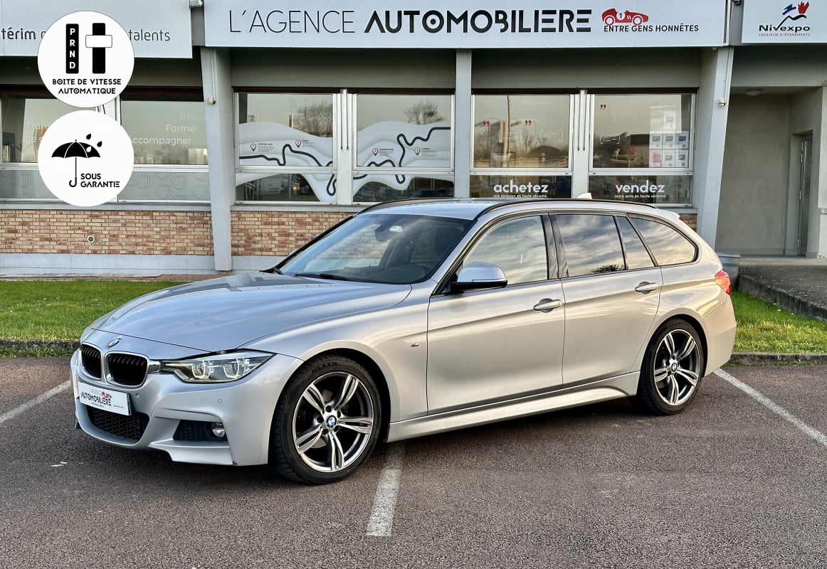 BMW Série 3 Touring 2.0l 318 D 150 ch M SPORT BVA/Hi-Fi Harman Kardon/Affichage tête haute/Attelage/ — 1