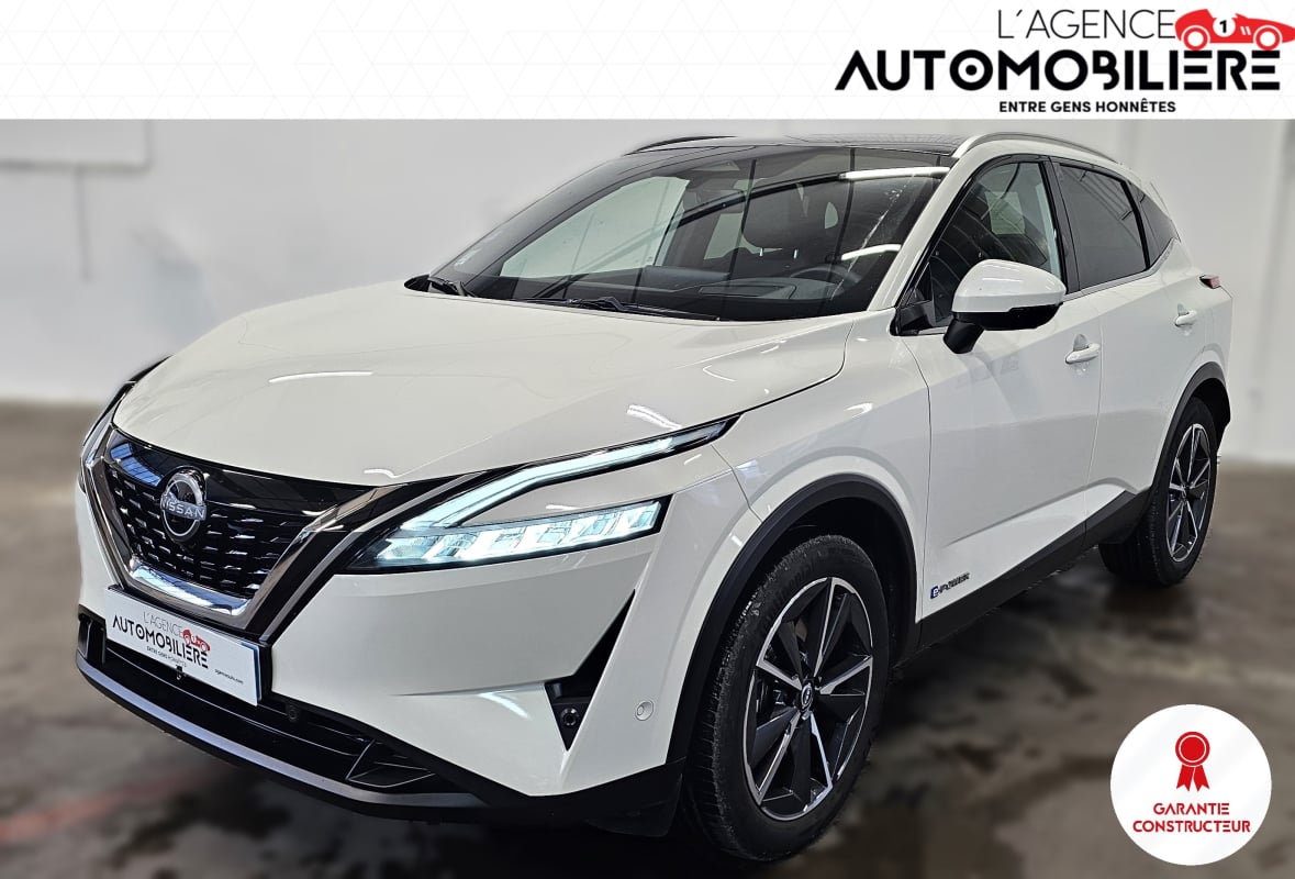 Nissan Qashqai 1.5 E-POWER 190H 160 TEKNA 2WD BVA - 1ere main - SUIVIS NISSAN — 1